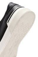 Men's Black Lace-up Leather Sneaker | Derimod