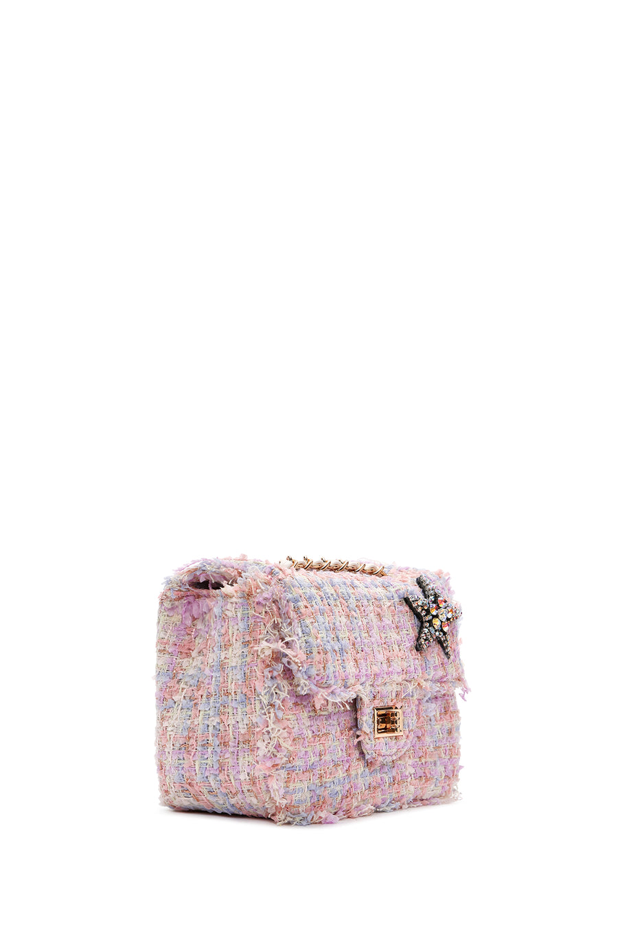 Women's Pink Long Strap Accessory Mini Shoulder Bag