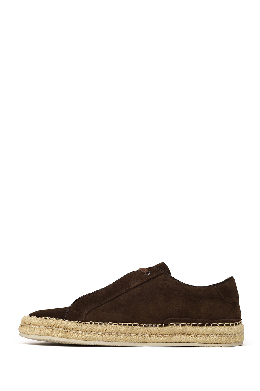Erkek Kahverengi Kalın Tabanlı Süet Deri Sneaker