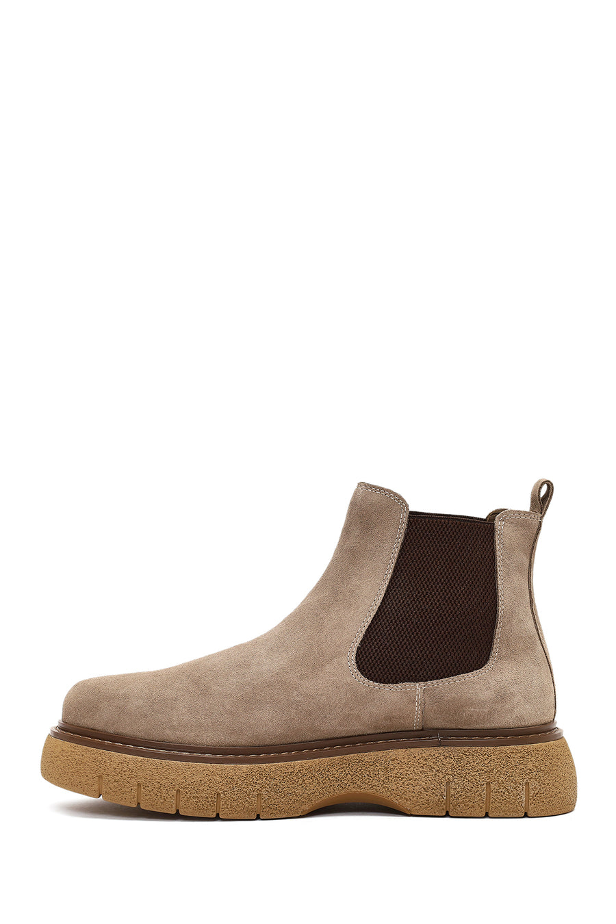 Men's Mink Thick-Soled Suede Leather Chelsea Boot