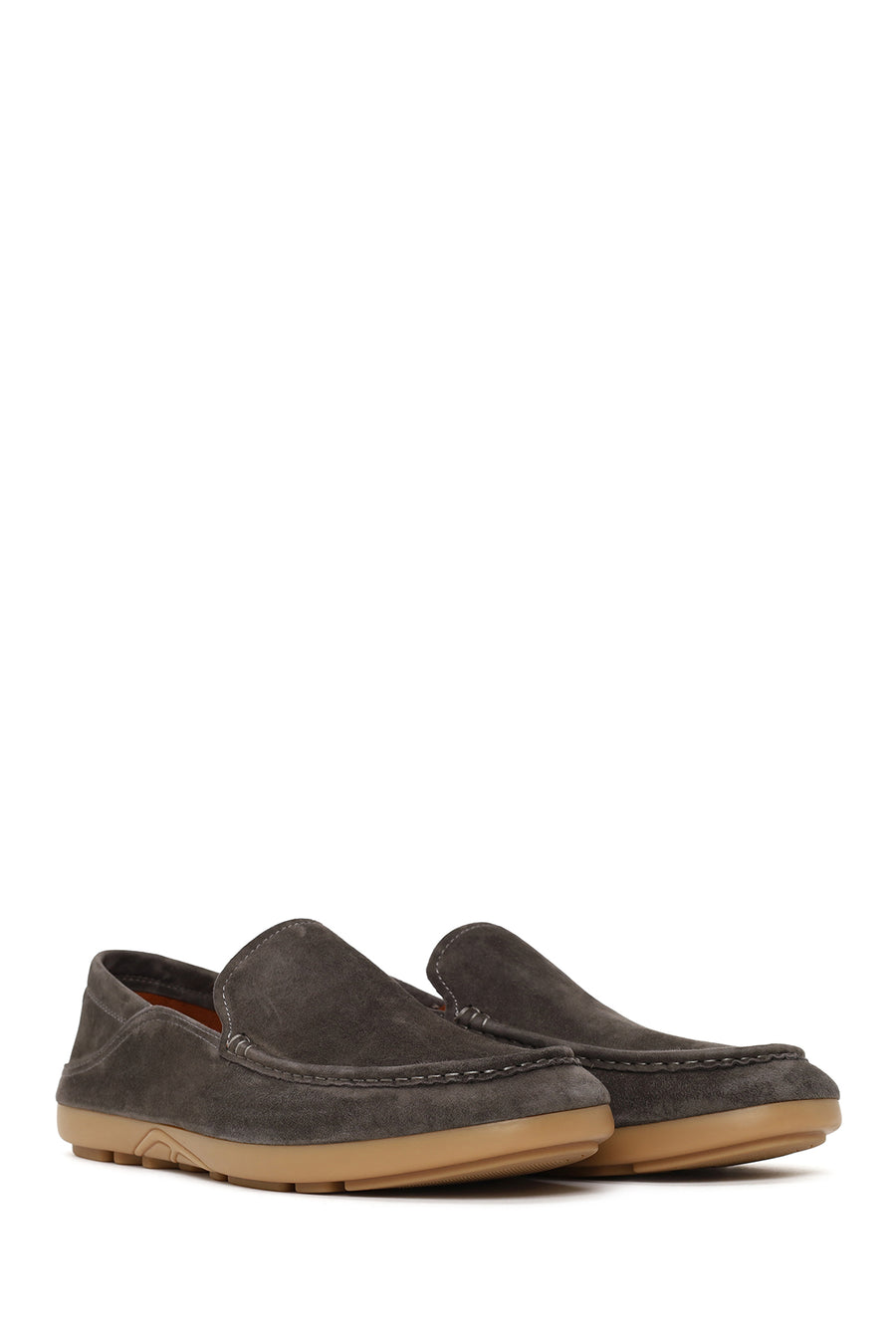 Male Anthracite Suede Leather Loafer