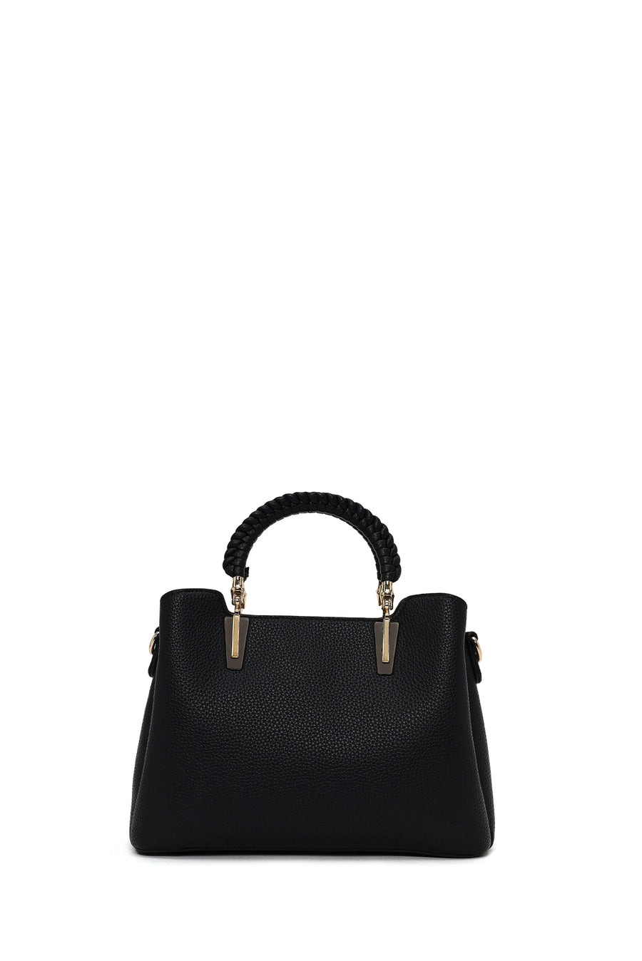 Woman Black Long-Strap Shoulder Bag