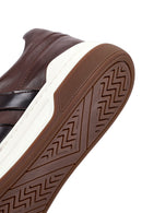 Men's Brown Lace-Up Leather Sneakers | Derimod