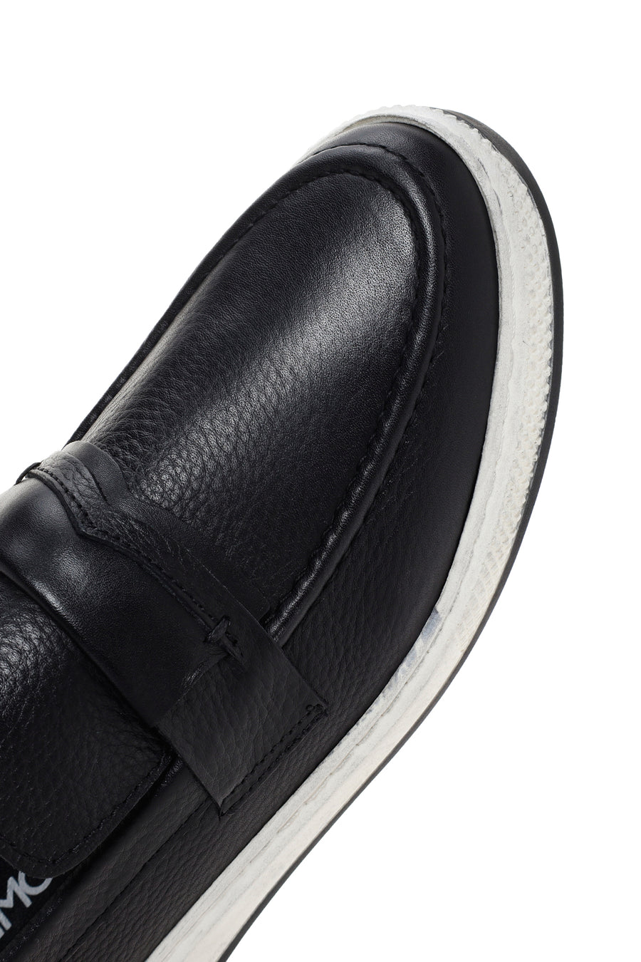 Erkek Siyah Deri Casual Loafer