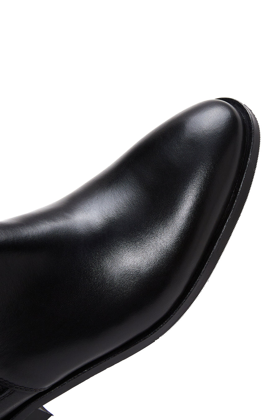 Men's Black Leather Casual Chelsea Boots