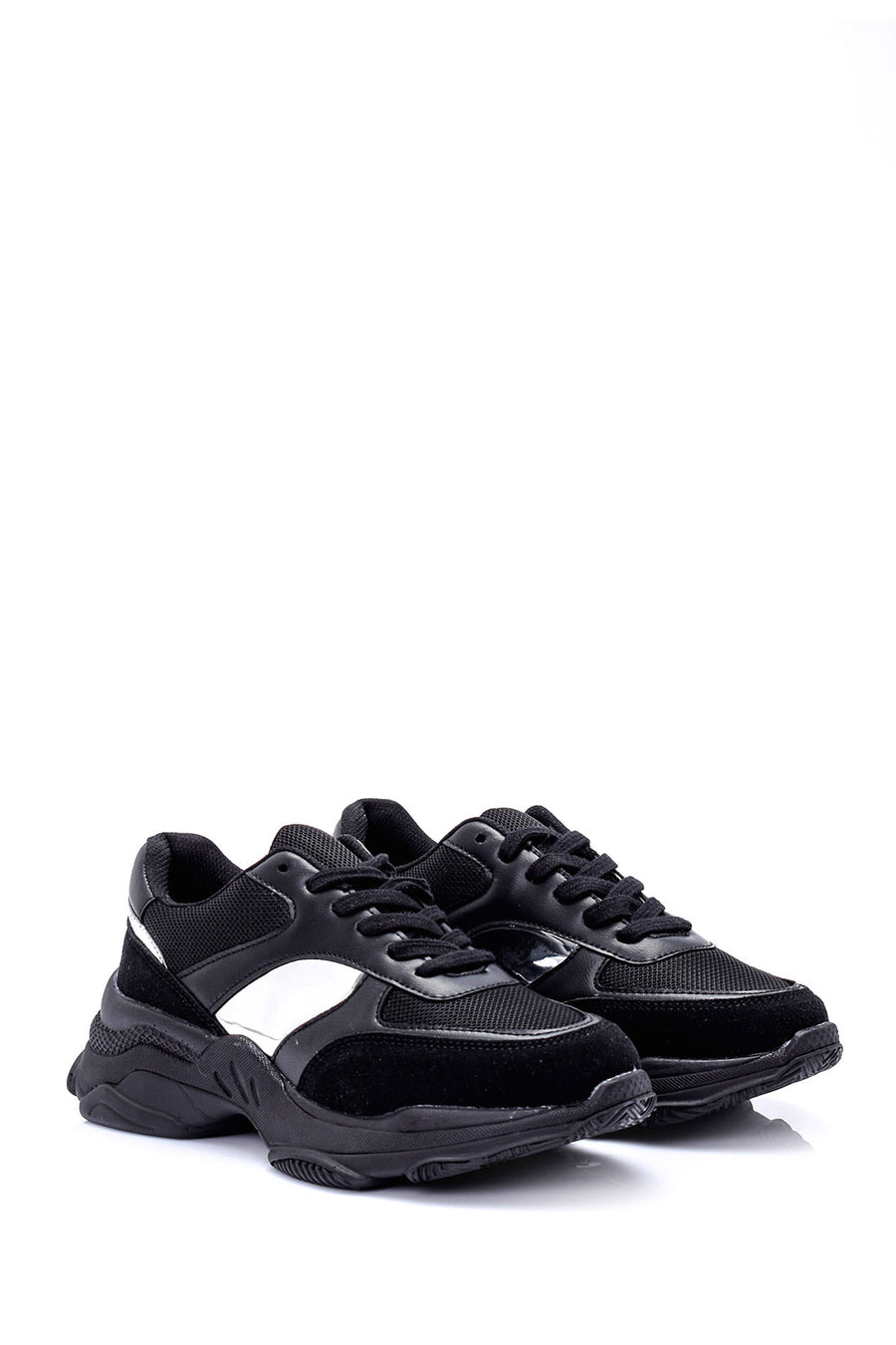 Kadın Süet Detaylı Sneaker