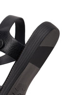 Women's Black Ankle Buckle Sandals | Derimod