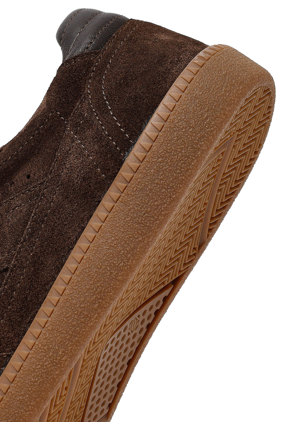 Woman Brown Lace-Up Suede Leather Sneaker