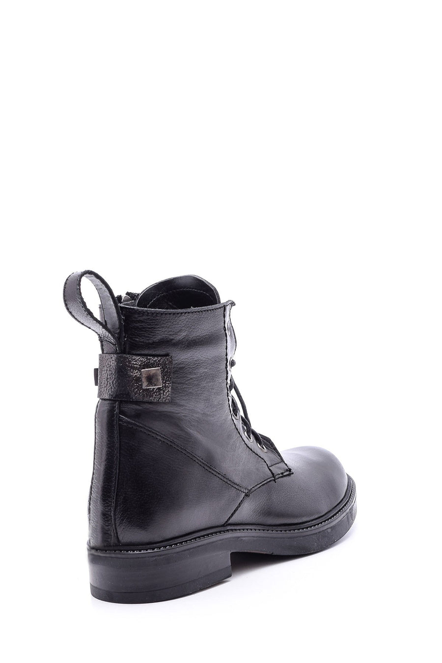 Women's Lace-Up Leather Boots