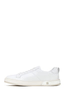 Erkek Beyaz Bağcıklı Deri Sneaker | Derimod