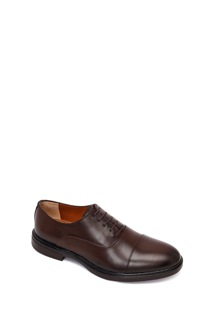 Male Brown Lace-up Leather Casual Shoes