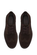 Male Brown Lace-up Suede Casual Shoes | Derimod