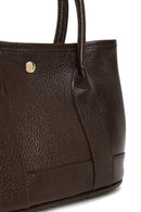 Woman Brown Long-Strap Mini Leather Shoulder Bag | Derimod