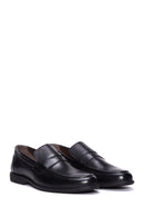 Erkek Siyah Deri Klasik Loafer | Derimod