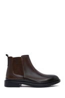 Male Brown Leather Chelsea Boots | Derimod