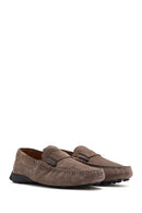 Men's Mink Suede Leather Loafer | Derimod
