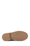 Women's Brown Zippered Suede Leather Boots | Derimod