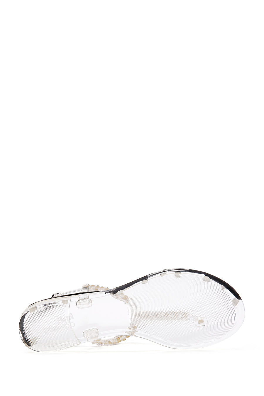 Women's Transparent Jelly Sandals with Stones