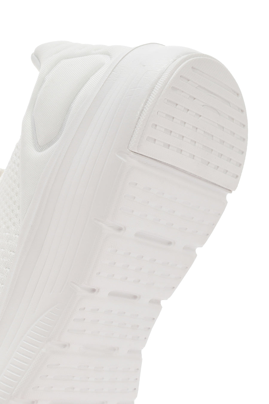 Derimod Zero Women's White Lace-Up Thick Soled Fabric Sneaker