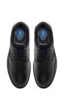 Male Black Lace-up Leather Casual Shoes | Derimod