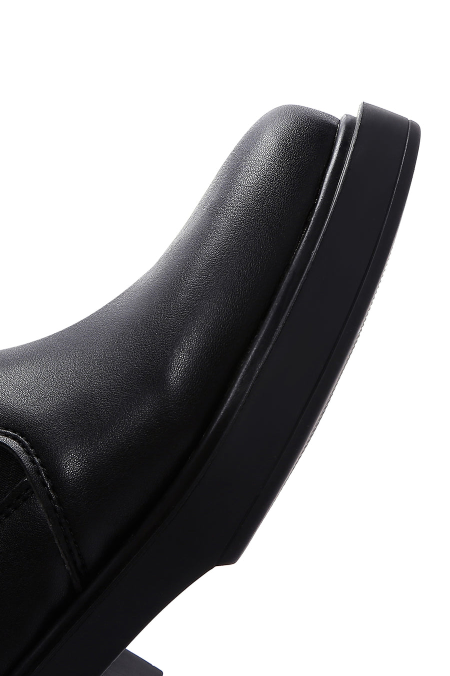 Women's Black Thick Soled Chelsea Boots