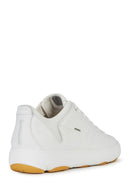 Geox Men's White Nebula Y Leather Sneaker | Derimod