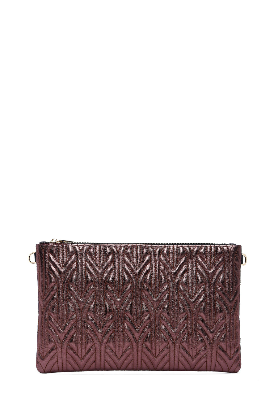 Women's Copper Quilted Portfolio Bag