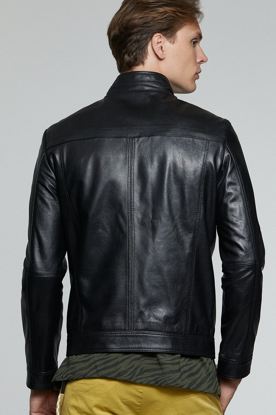 Jeff Men's Leather Jacket