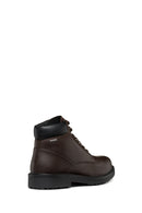 Geox Men's Brown Lagorai + Grip Abx Laced Waterproof Leather Combat Boots | Derimod