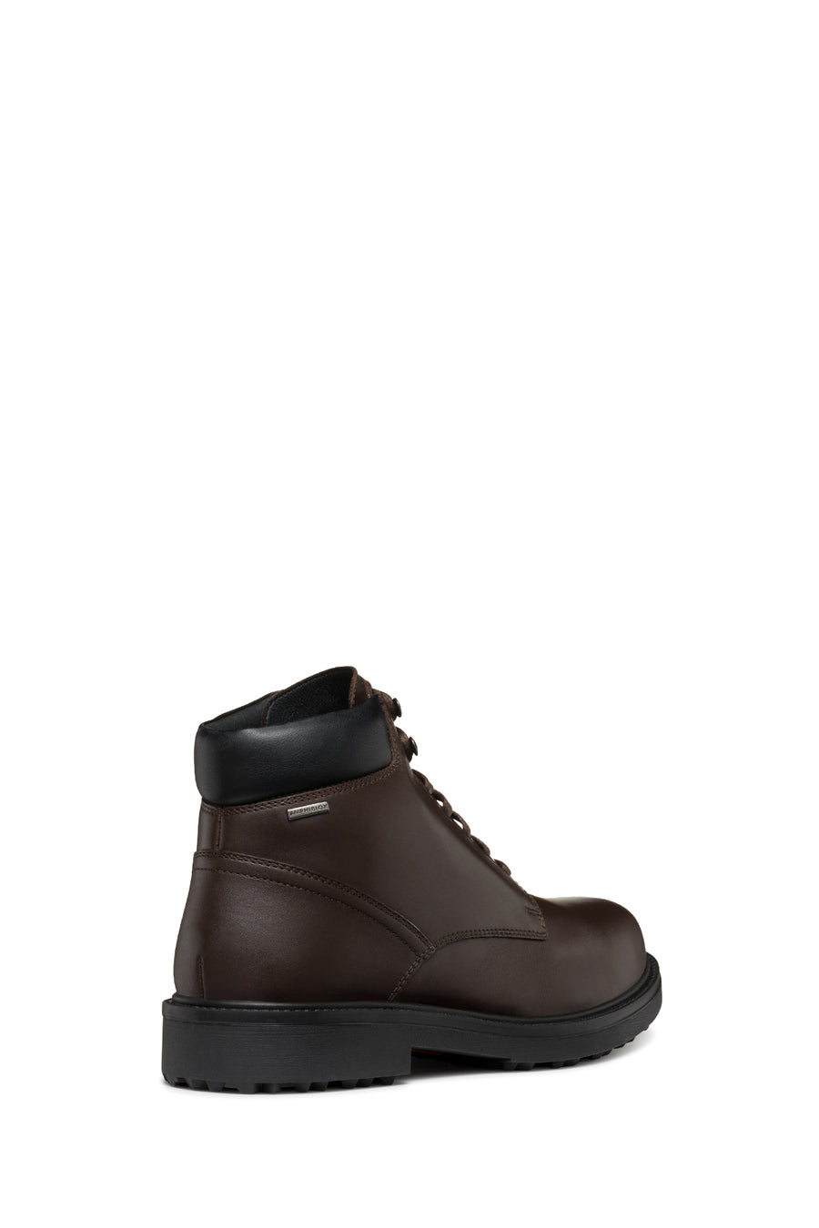 Geox Men's Brown Lagorai + Grip Abx Laced Waterproof Leather Combat Boots