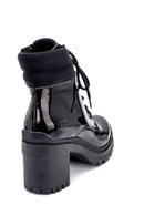 Women's Patent Leather Heeled Boots | Derimod