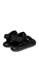 Camper Women's Black Pelotas Flota Sandals | Derimod