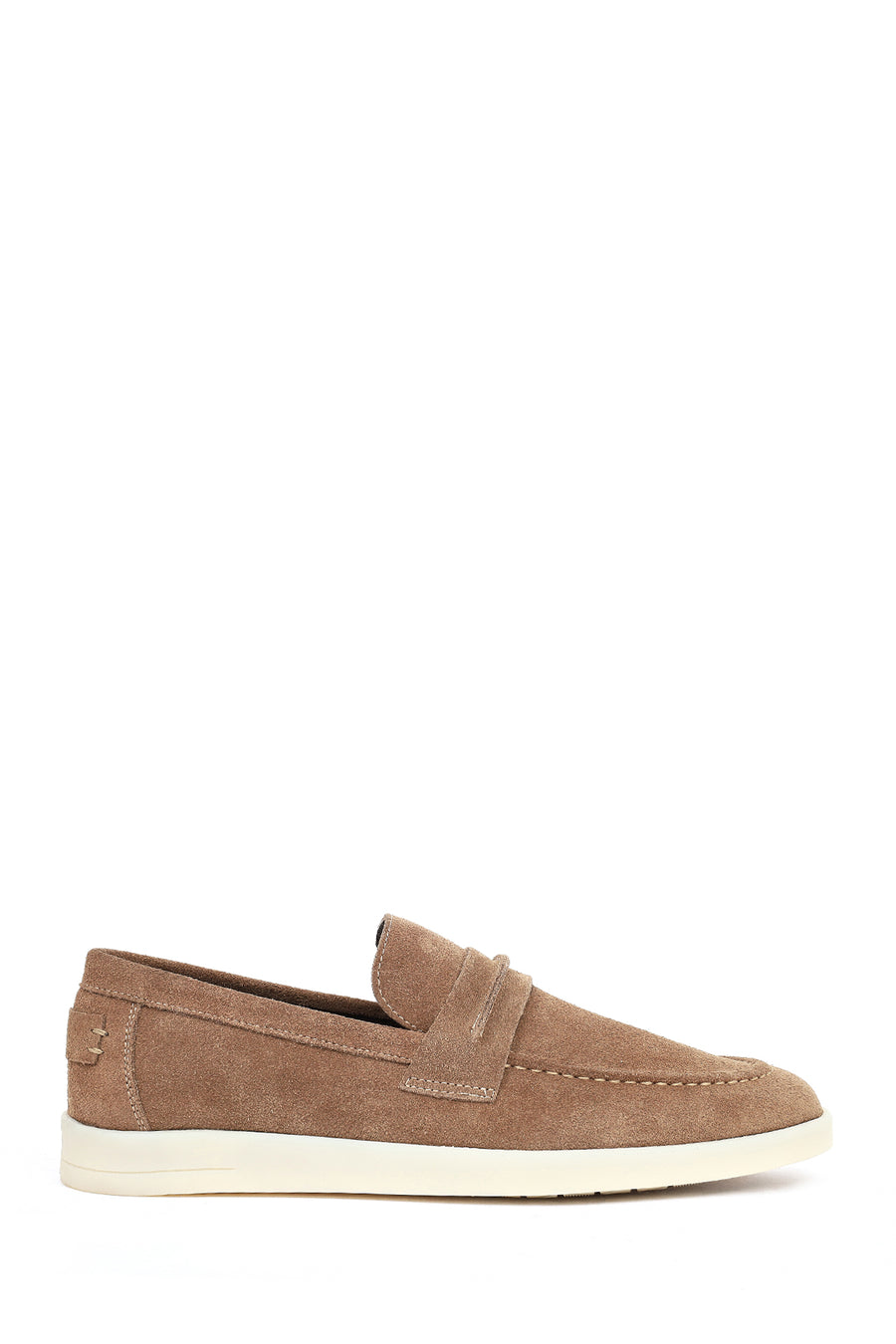 Erkek Vizon Süet Deri Loafer 26SFD680910 | Derimod