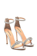 Women's High Heel Leather Sandals | Derimod