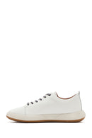 
Men's White Lace-Up Leather Sneaker
 | Derimod