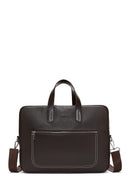 Men's Brown Briefcase | Derimod