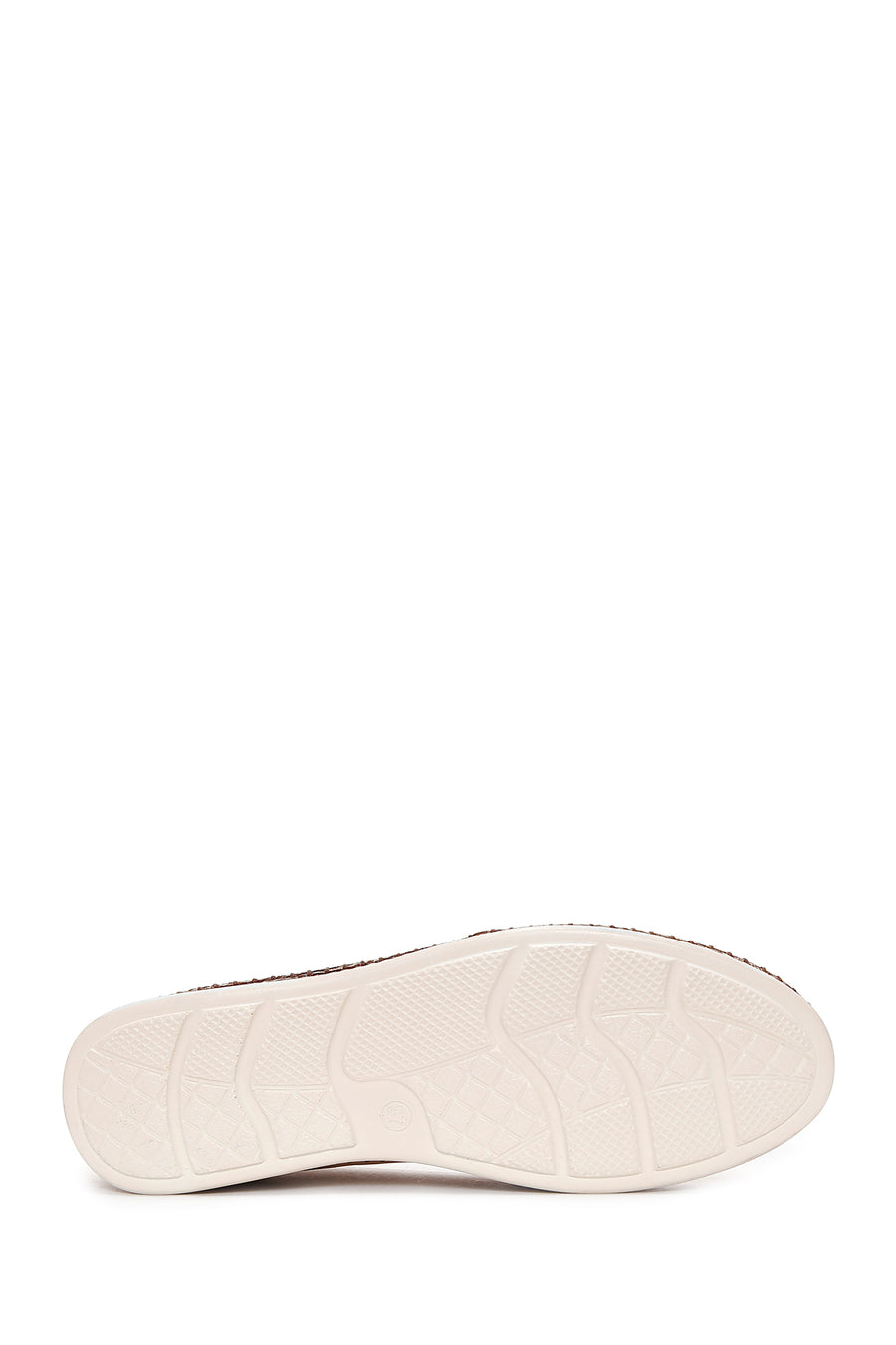 Women's Beige Leather Comfort Loafer
