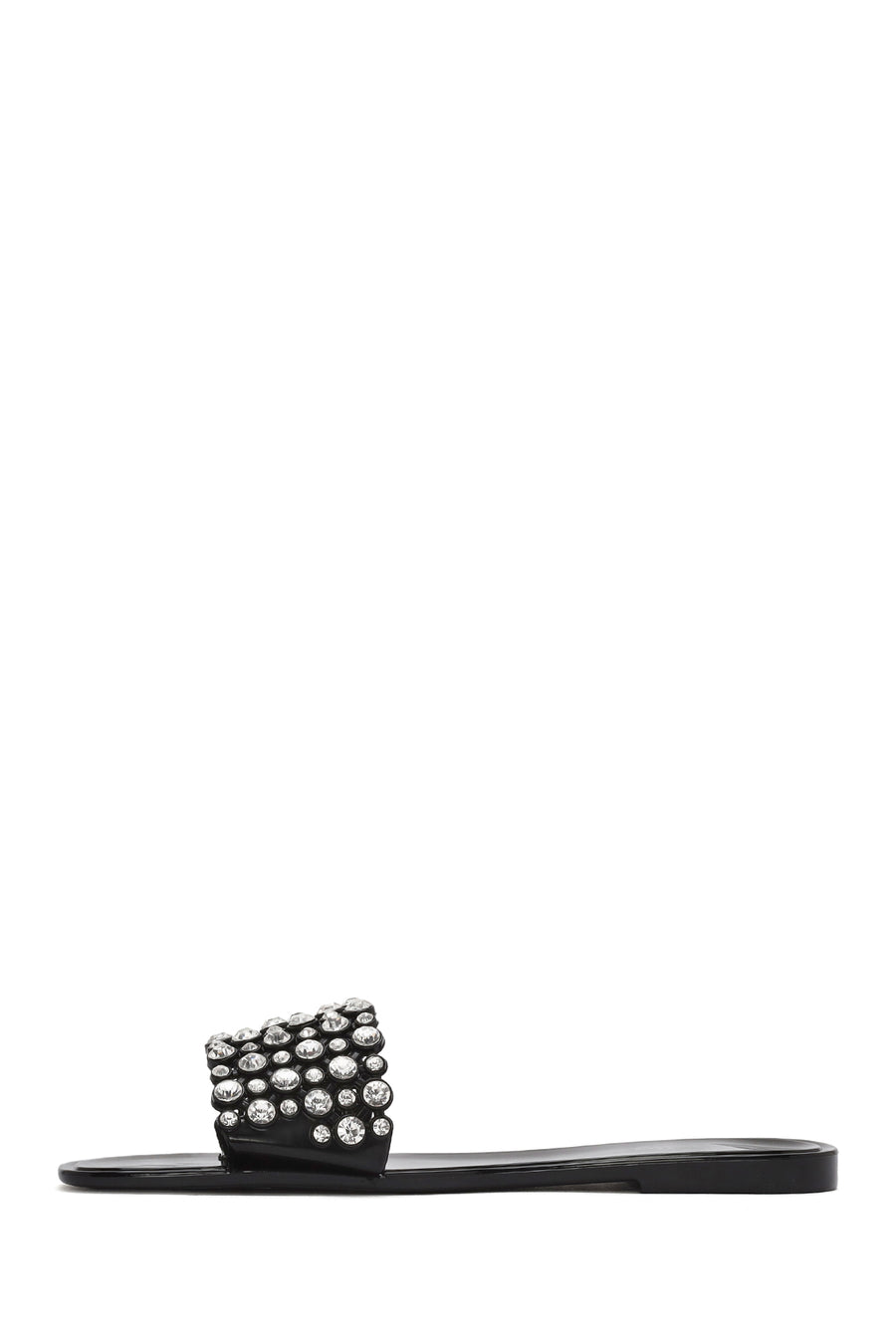 Women's Black Stone Jelly Slippers