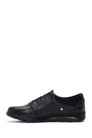 Women's Black Leather Sneaker | Derimod