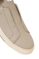 Male Beige Leather Casual Shoes | Derimod