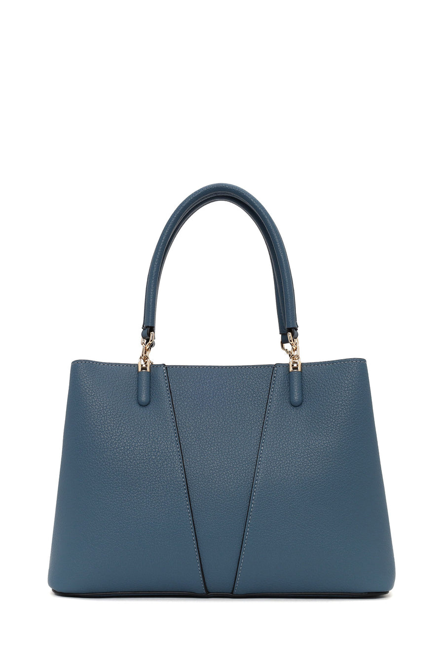Woman Blue Long-Strap Shoulder Bag