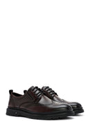 Derimod Fly Male Brown Lace-up Leather Casual Shoes | Derimod