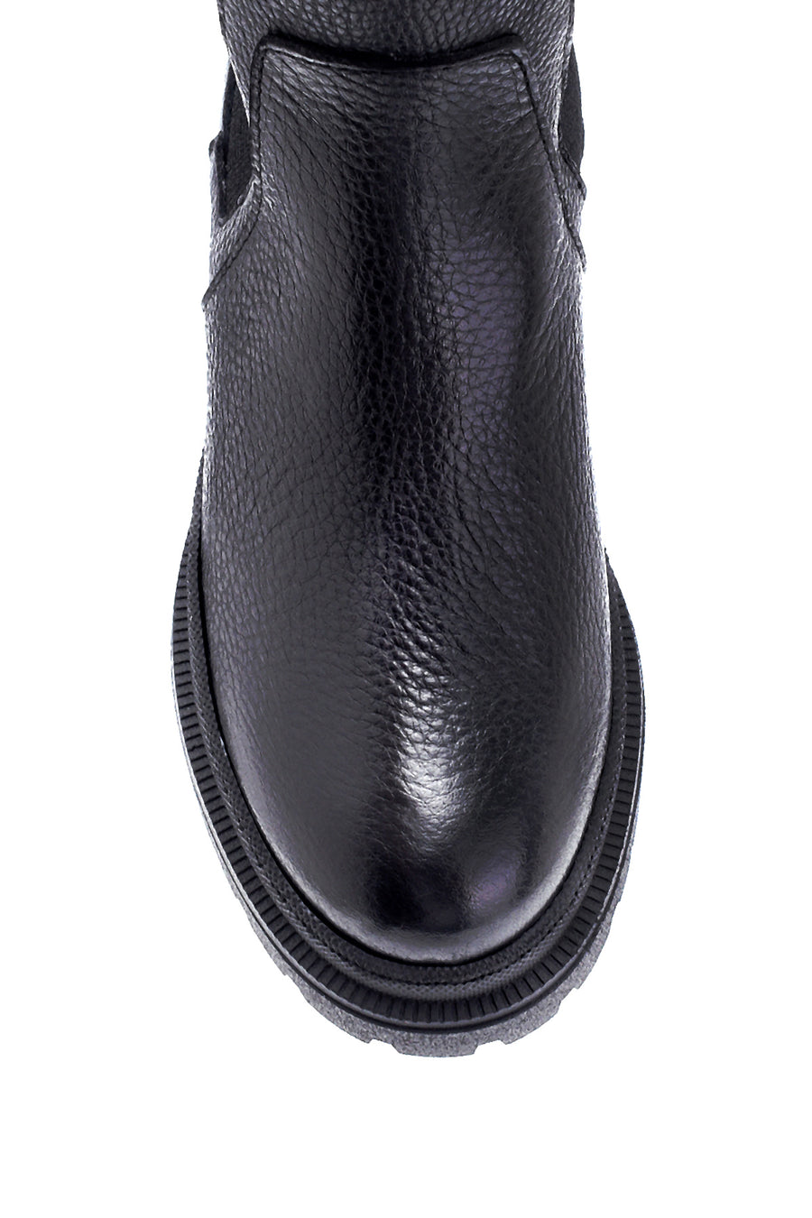Women's Leather Thick Soled Boots