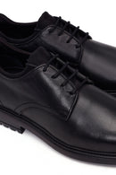Male Black Lace-Up Leather Casual Shoes | Derimod