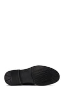 Male Black Lace-up Leather Casual Shoes | Derimod