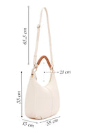 Women's Cream Long Strap Shoulder Bag | Derimod