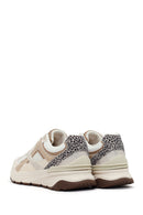 Woman Beige Lace-up Chunky Sneaker | Derimod