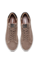 Women's Leather Suede Sneaker | Derimod