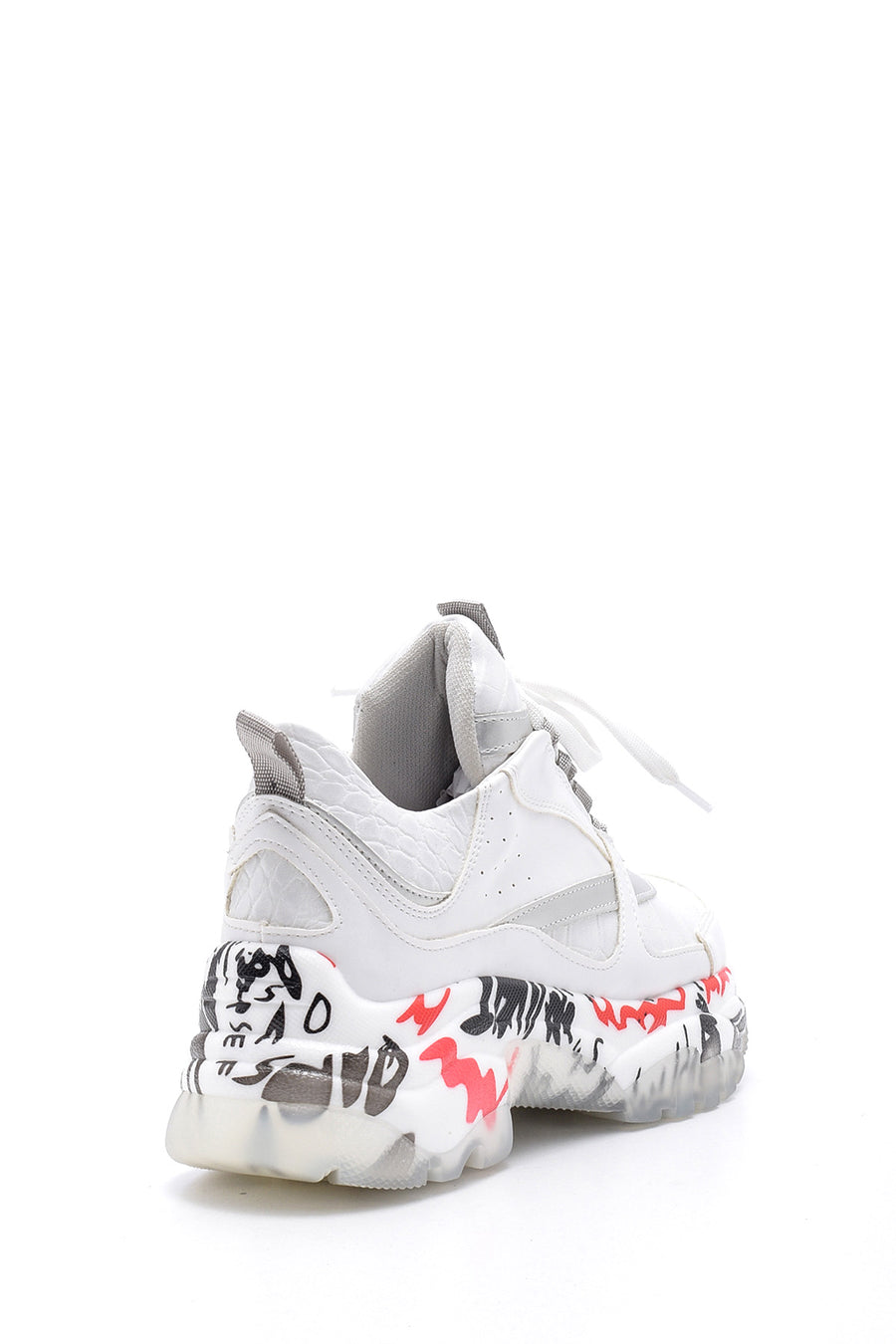 Women's Transparent Sole Detailed Sneaker
