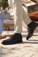 Male Black Lace-up Leather Casual Shoes | Derimod